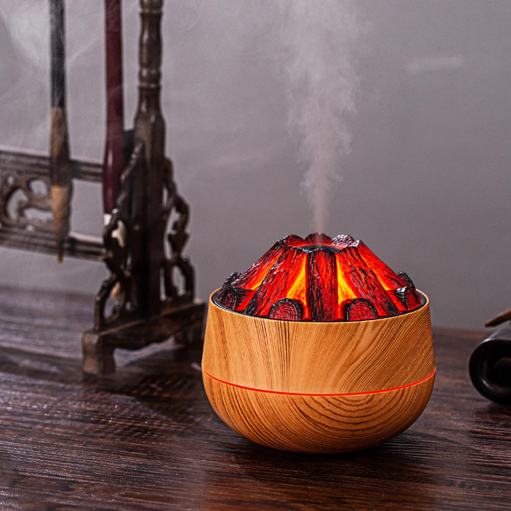 VolcanoMist™ – Diffuseur d’Huiles Essentielles au Design Volcanique