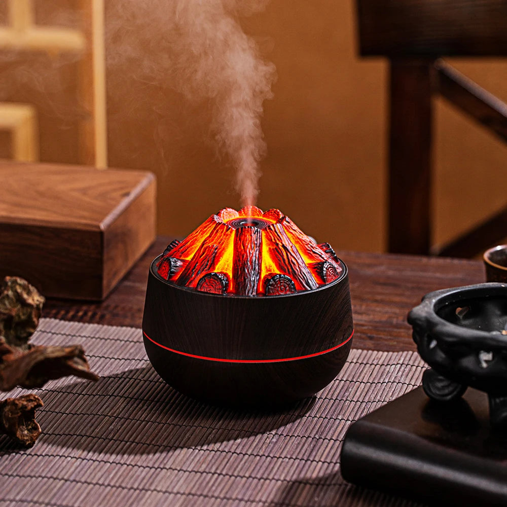 VolcanoMist™ – Diffuseur d’Huiles Essentielles au Design Volcanique